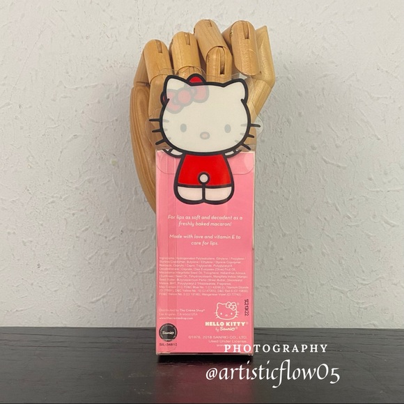 NEW! Limited The Crème Shop Hello Kitty Macaron Lip Balm Set of Two Flavors - Picture 8 of 12